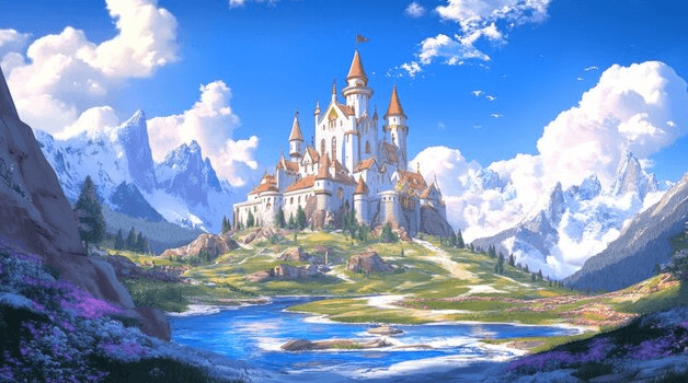 Animated:2rn0d0e3mmg= Beauty and the Beast Castle